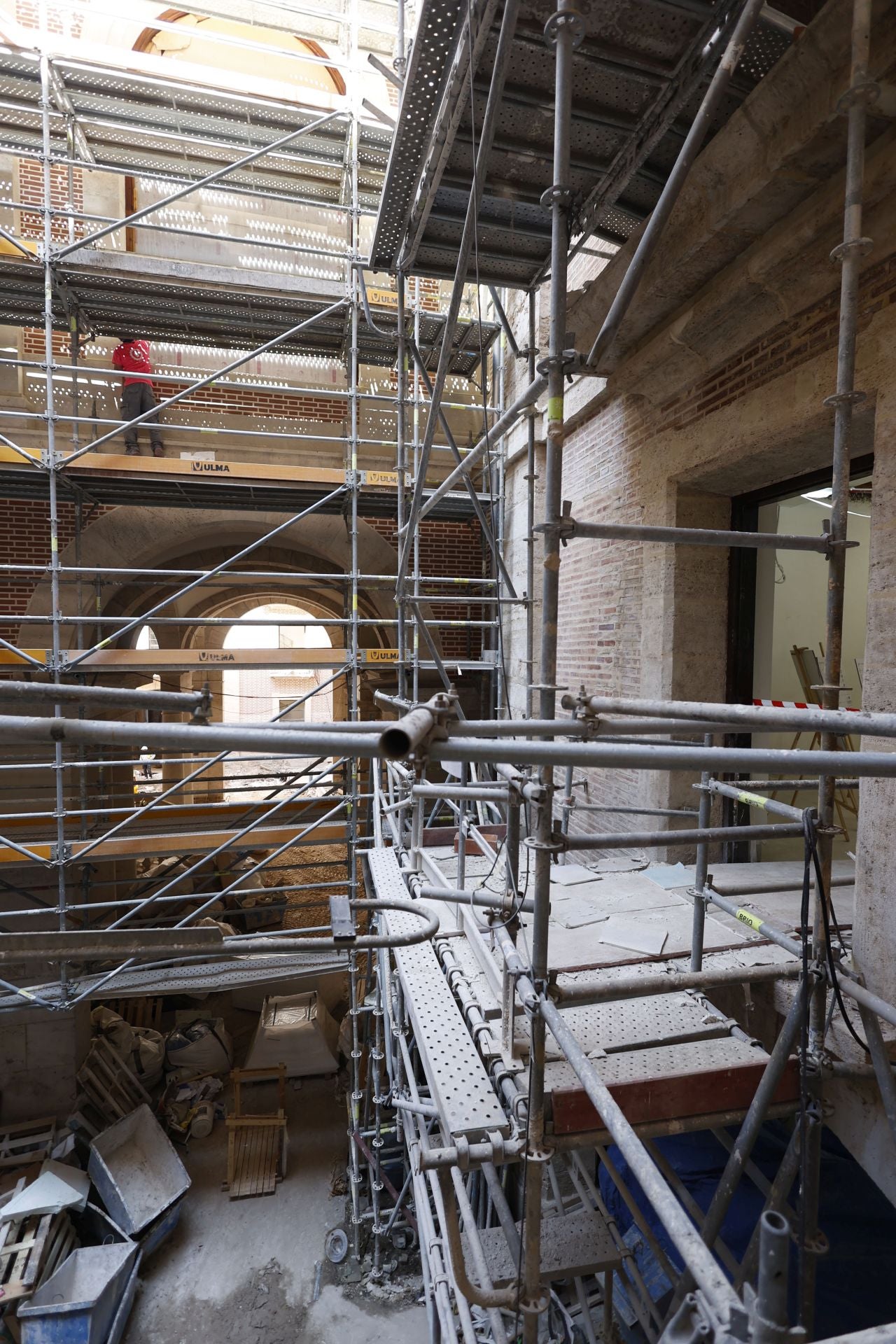 Así avanza la restauración del Palacio de Justicia