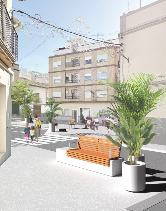 Recreación de cómo quedará la zona.