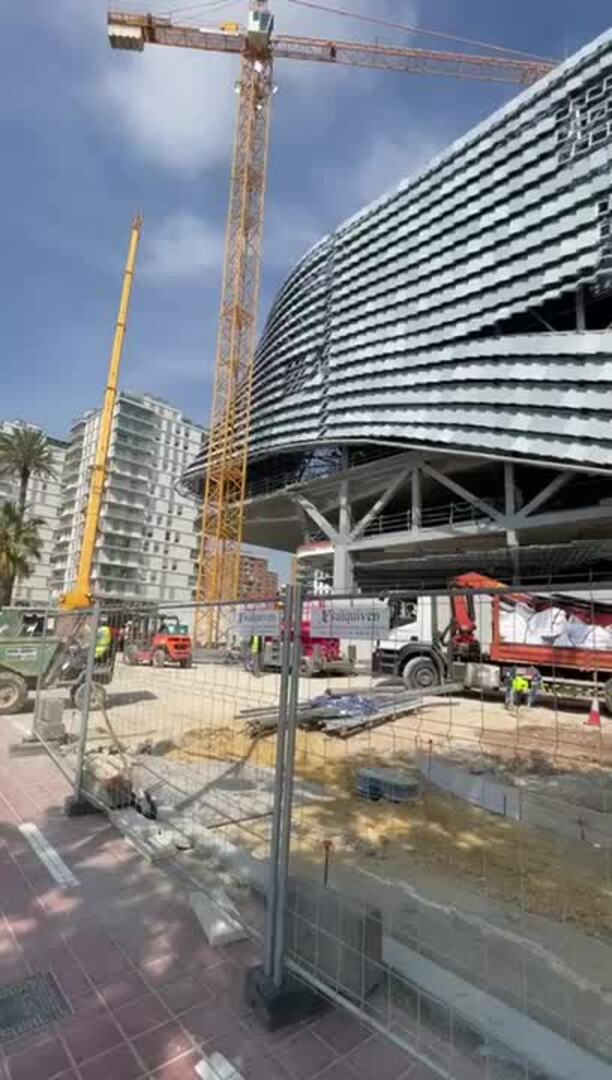 Avanzan las obras del Roig Arena