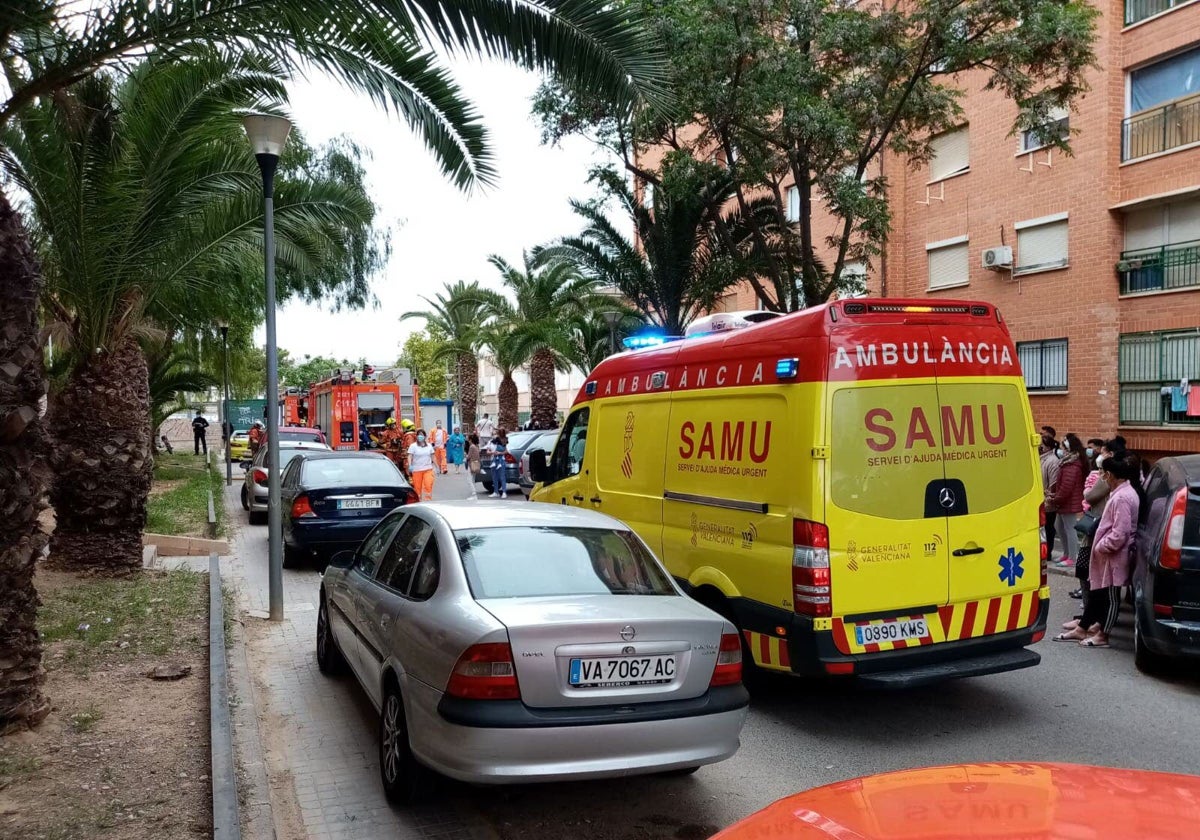 Una ambulancia del SAMU en una imagen de archivo.