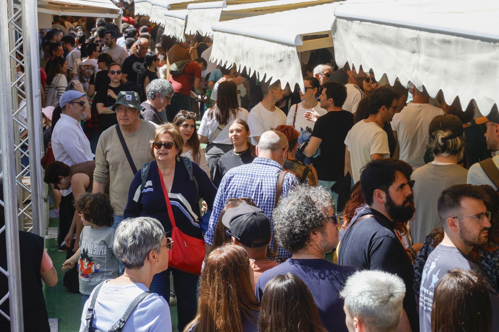 La Fira del Llibre de Valencia, repleta este domingo
