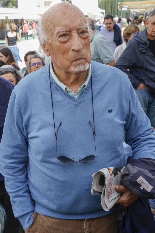 Mnauel Vicnt en la Fira del Llibre de Valencia.