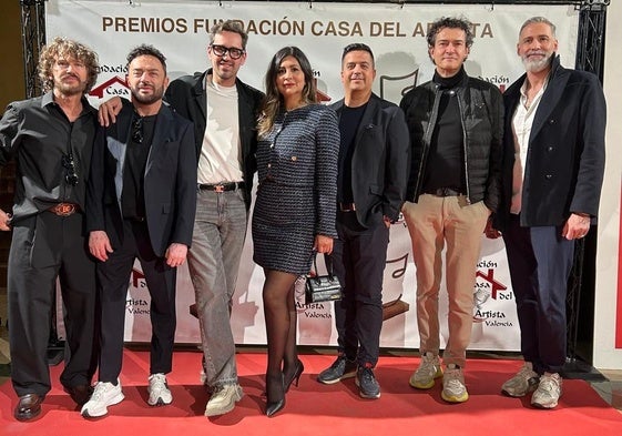 Goyo Bonillo, Quique Camps, Álex Jordán, Camila, Salvador, Octavio Guijarro y Maximiliano Rese.