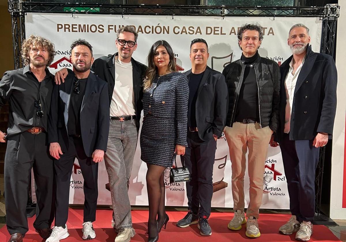 Goyo Bonillo, Quique Camps, Álex Jordán, Camila, Salvador, Octavio Guijarro y Maximiliano Rese.