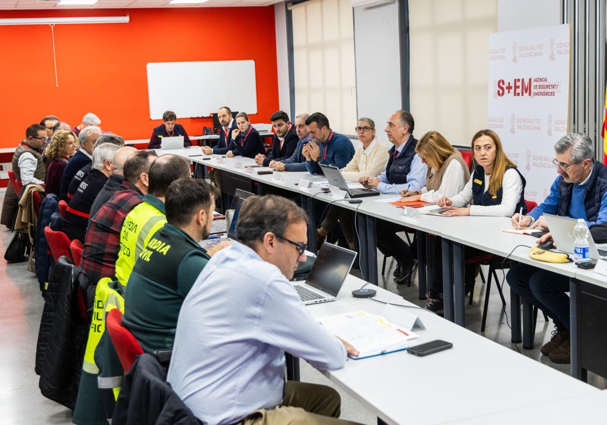 Reunión del Cecopi celebrada el pasado mes de enero.