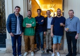 Alejandro Jardel, Guille Lagardera, Carlos Ramada, Paco Valls, Manuel Fuentes y Christian Jardel.
