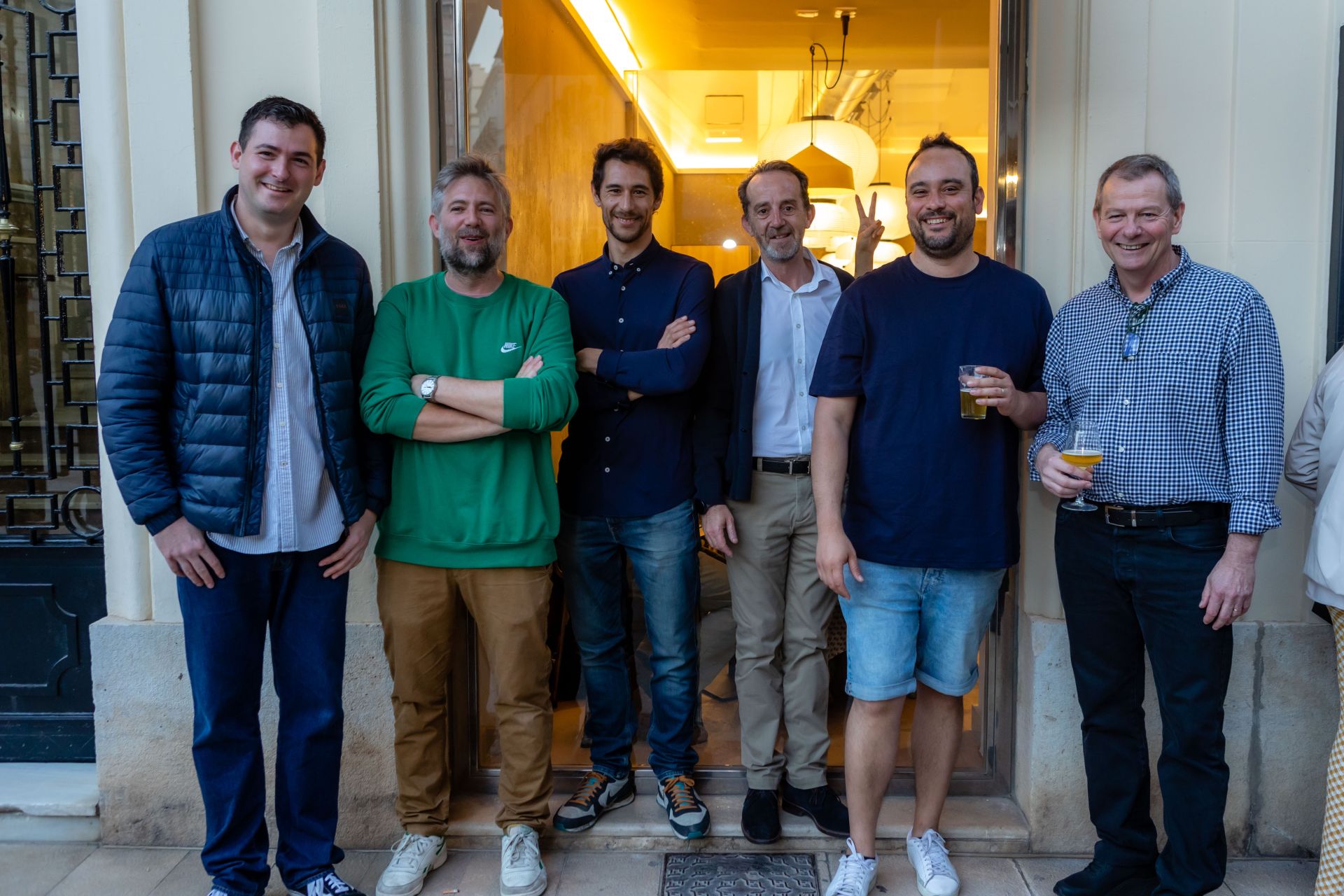Alejandro Jardel, Guille Lagardera, Carlos Ramada, Paco Valls, Manuel Fuentes y Christian Jardel.