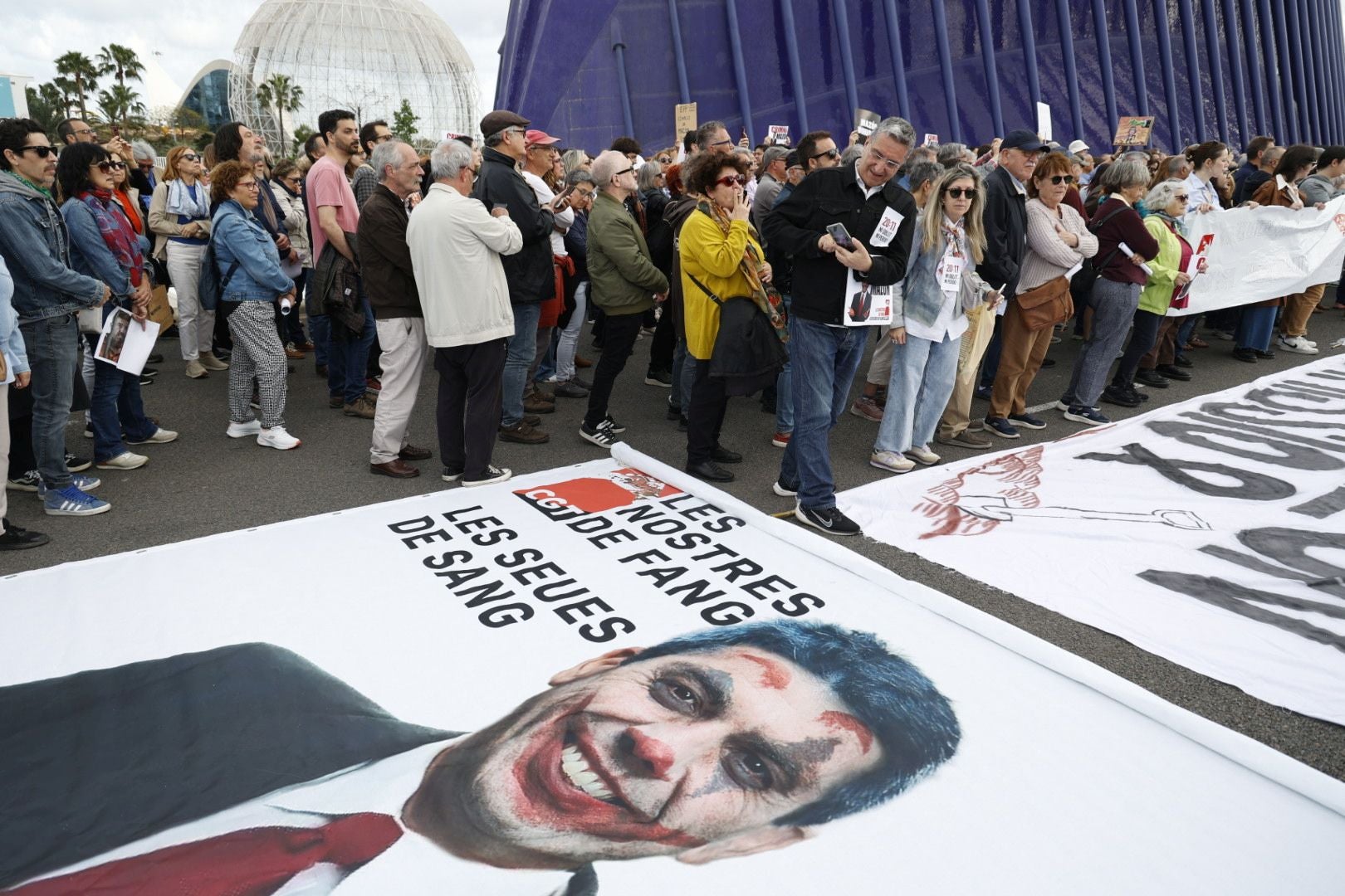 Protesta masiva contra Mazón y la gestión de la dana
