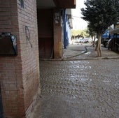 Edificio afectado por la dana en l'Horta Sud.