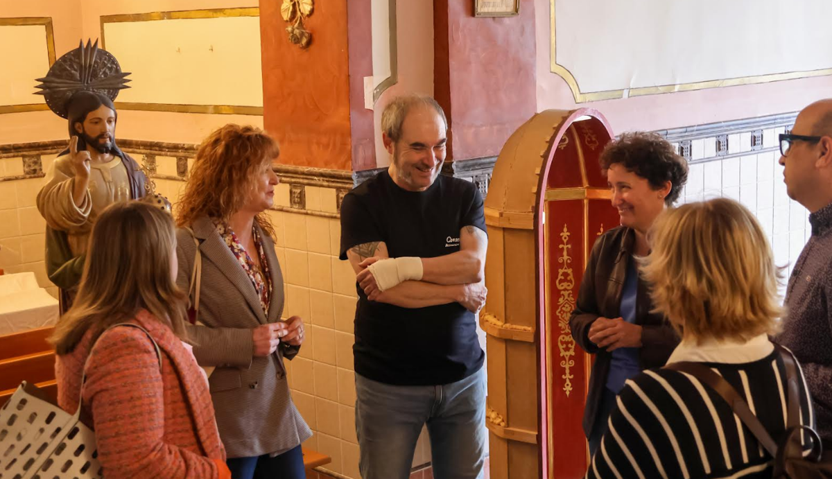 Onda inicia los trabajos de restauración del retablo del Santísimo Salvador