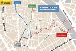 Manifestación del 1 de Mayo 2025: hora y punto de inicio en Valencia, Alcoi, Elche, Alicante y Castellón