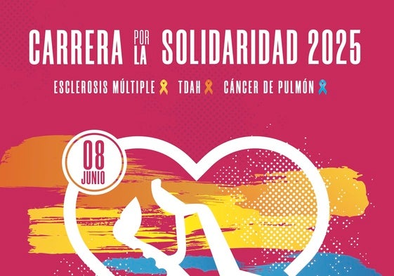Cartel de la Carrera por la Solidaridad 2025.