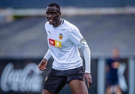 Mouctar Diakhaby, en un entrenameinto.