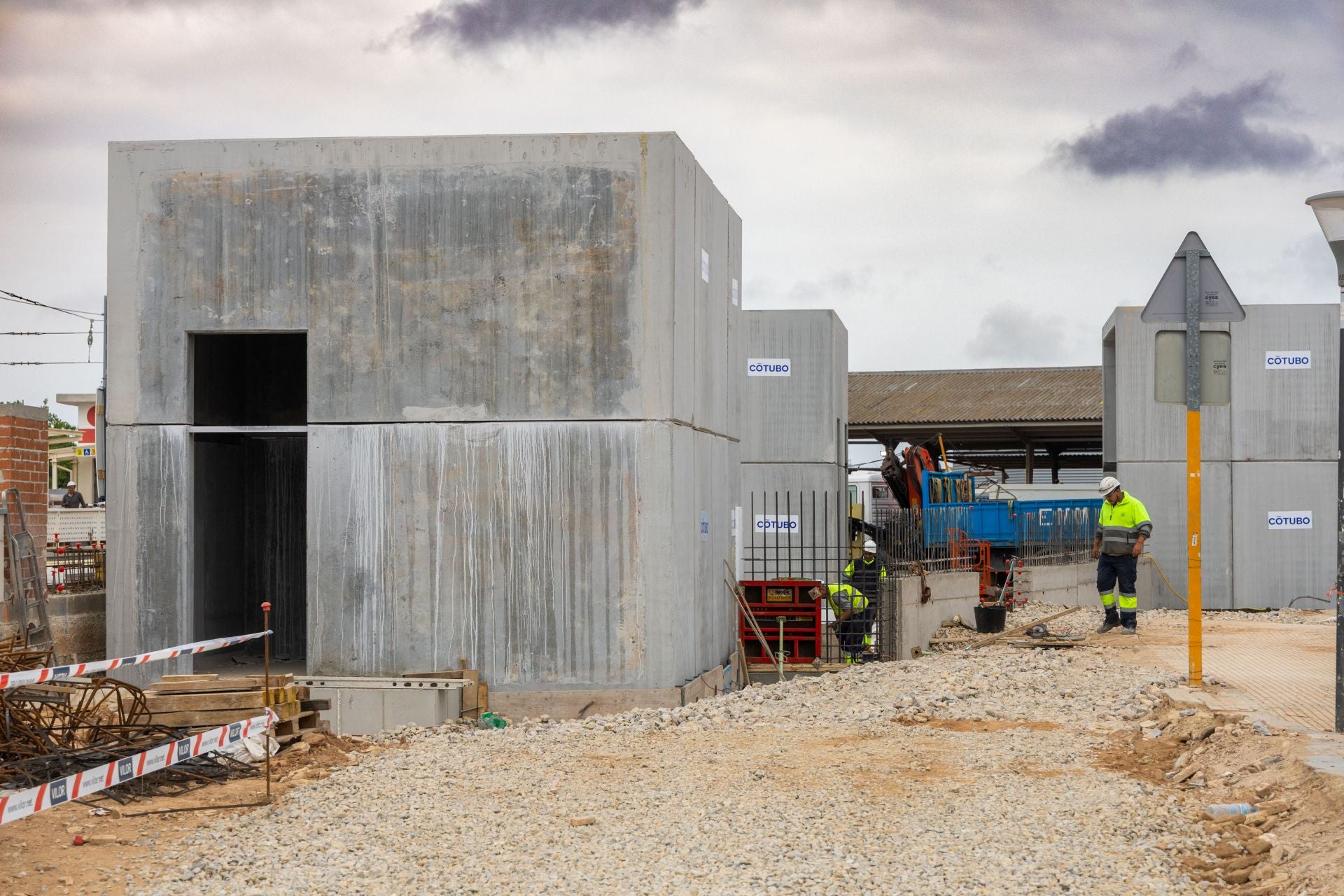 Avanza la construcción de la estación de metro de Paiporta