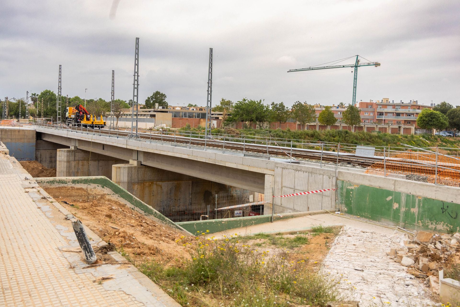 Avanza la construcción de la estación de metro de Paiporta