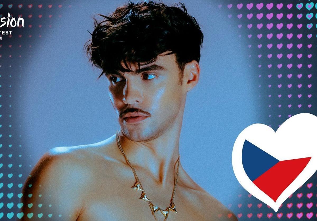 El cantante Adonxs representa a Chequia en Eurovisión 2025.