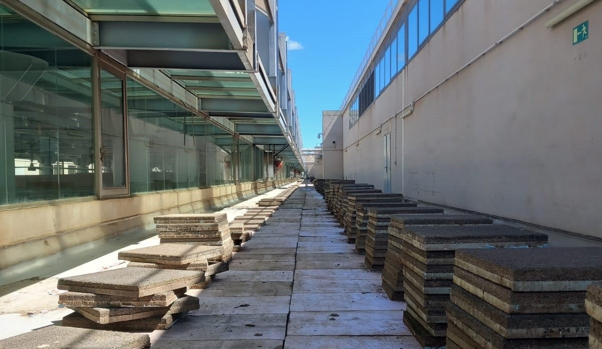Arrancan las obras de impermeabilización de la Ciudad de la Justicia de Valencia