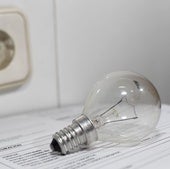 Una factura de la luz en una imagen de archivo.