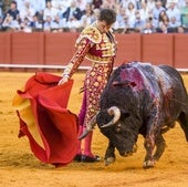 Daniel Luque, en La Maestranza.