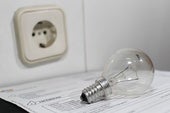 Una factura de la luz en una imagen de archivo.