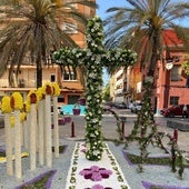 La Falla Plaça de la Creu i els Àngels gana el Concurso de las Cruces de Mayo 2025