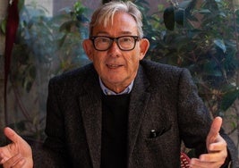 Enric González, durante la entrevista.