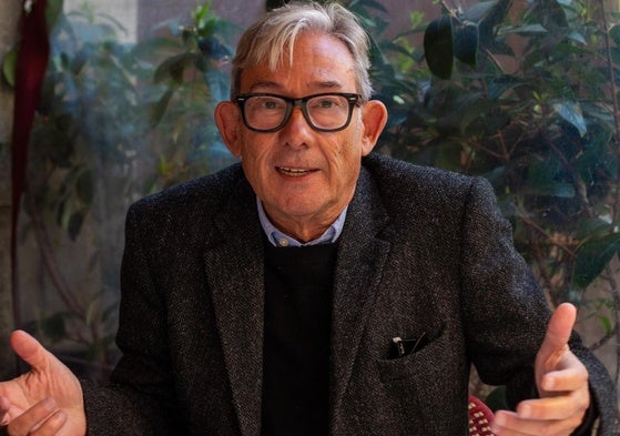 Enric González, durante la entrevista.