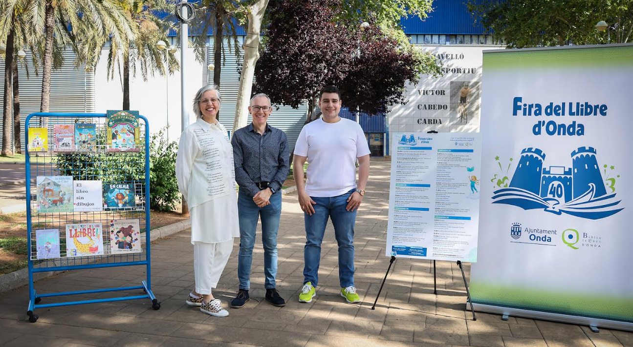 Onda presenta la 40ª edición de la Feria del Libro con más de 30 actividades para todos los públicos