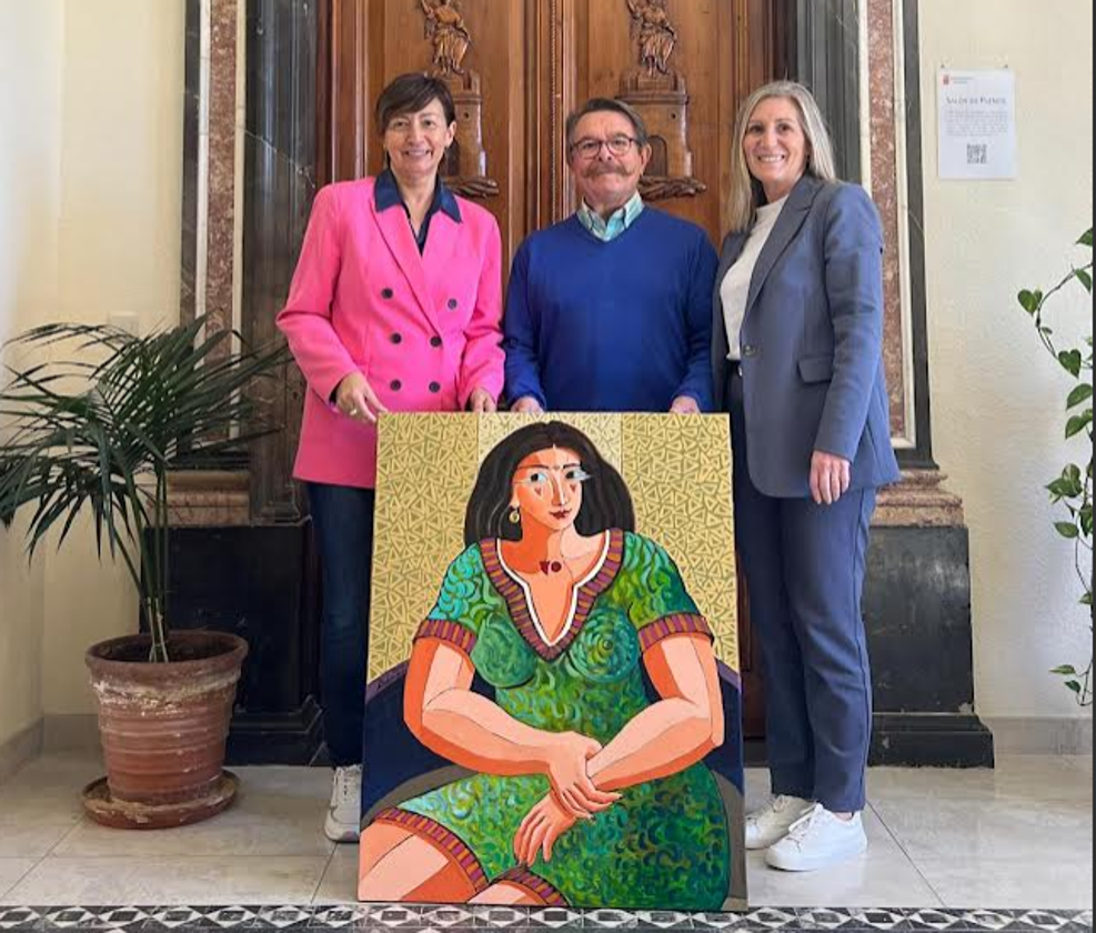 El artista Luis Bolumar dona a Segorbe una de sus obras
