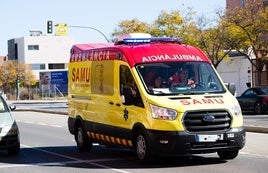 Una ambulancia del SAMU en una imagen de archivo.