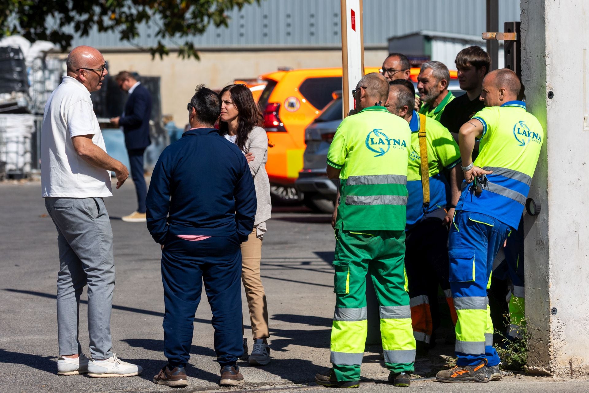 FOTOS | Incendio de una empresa de residuos en Silla