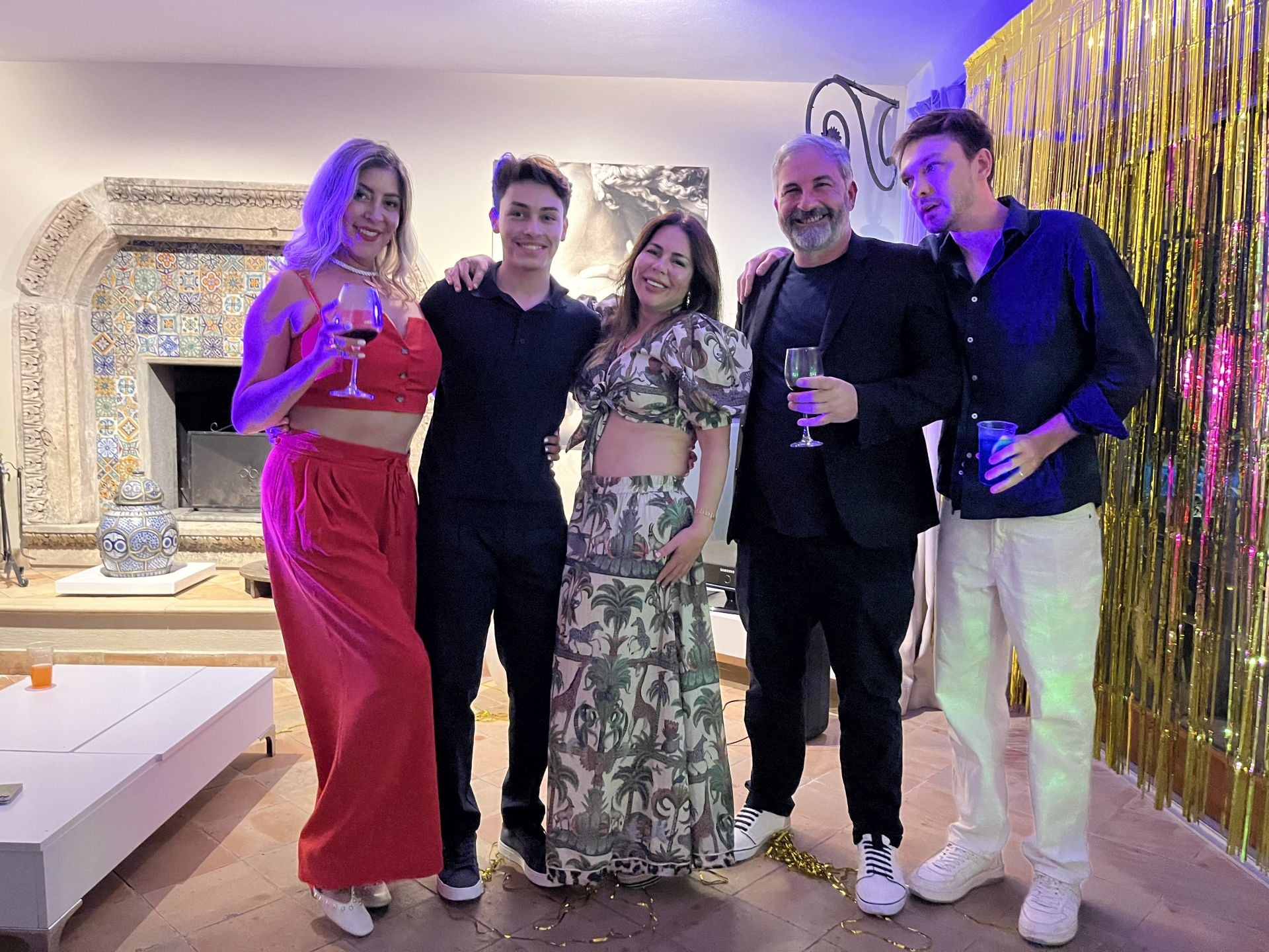 Daiana Bijari, Rafael Prado, Lucíana Brito, Juan Carlos Vega y Dionatas Betti.