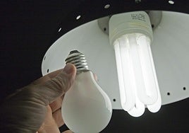 Dos bombillas en una imagen de archivo.