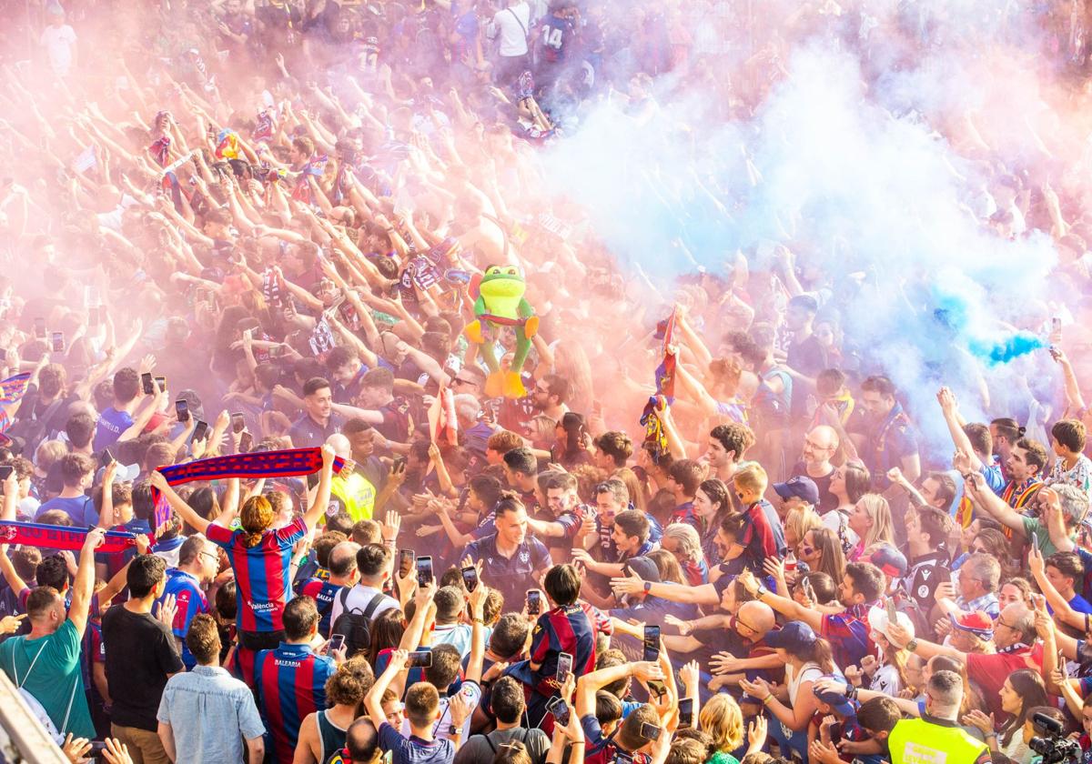 La afición del Levante arropará al equipo antes del viaje a Elche