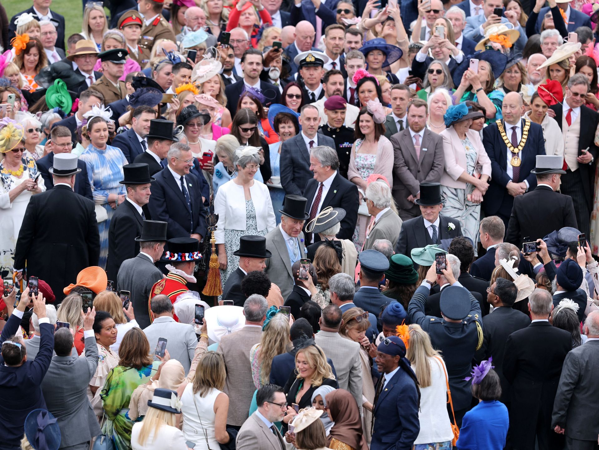La gran fiesta de la temporada de Carlos III y Camila en el Palacio de Buckingham