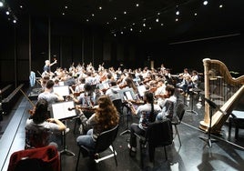 Ensayo de la Jove Orquestra en una imagen de archivo.