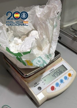 La droga incautada.