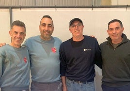 Los cuatro artistas que crearán la falla grande de Duque de Gaeta.