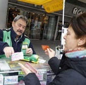 Venta de cupones de la ONCE. Imagen de archivo.