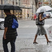 Lluvias en Valencia.