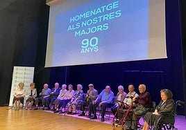Acto de homenaje a las personas mayores.