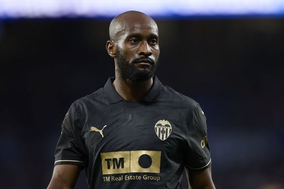 Dimitri Foulquier, con el Valencia esta temporada.