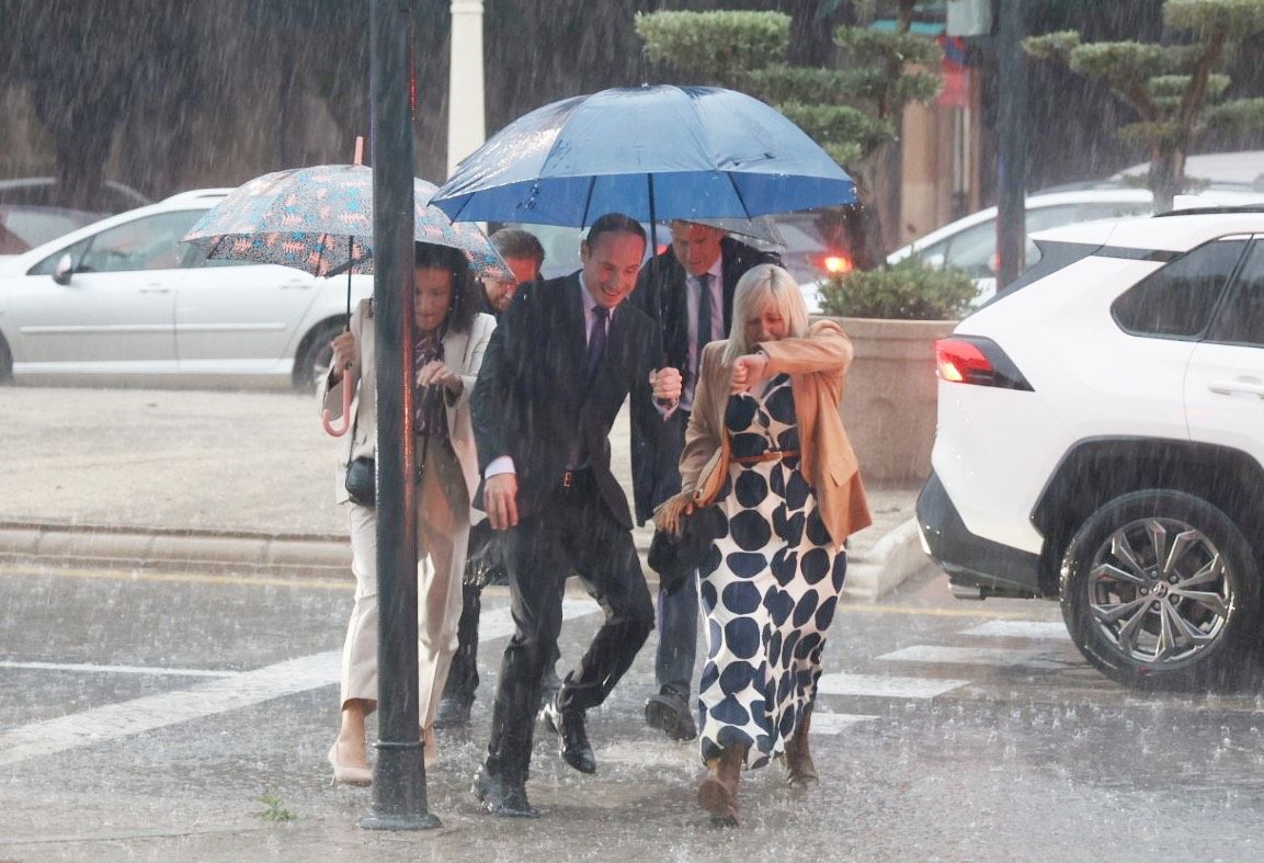 FOTOS | Temporal de lluvia y granizo en la Comunitat