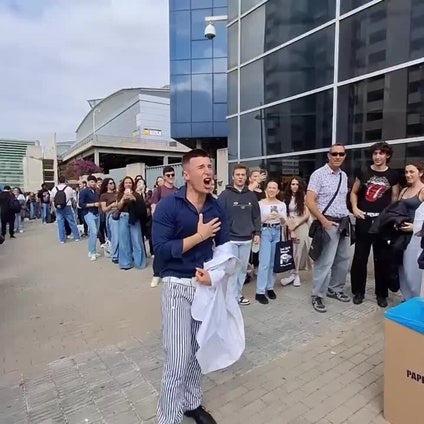 El tiktoker Zavetti irrumpe en el casting de OT en Valencia