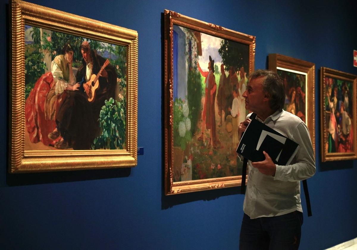 FOTOS | La exposición de Bancaja con cuadros inéditos de Sorolla y obras de Benlliure, Pinazo, Segrelles o Renau
