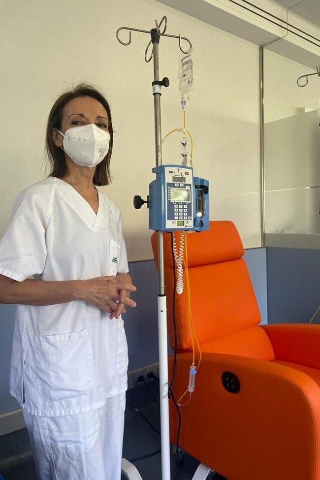 Teresa Navarro, supervisora del Hospital de Día del IVO