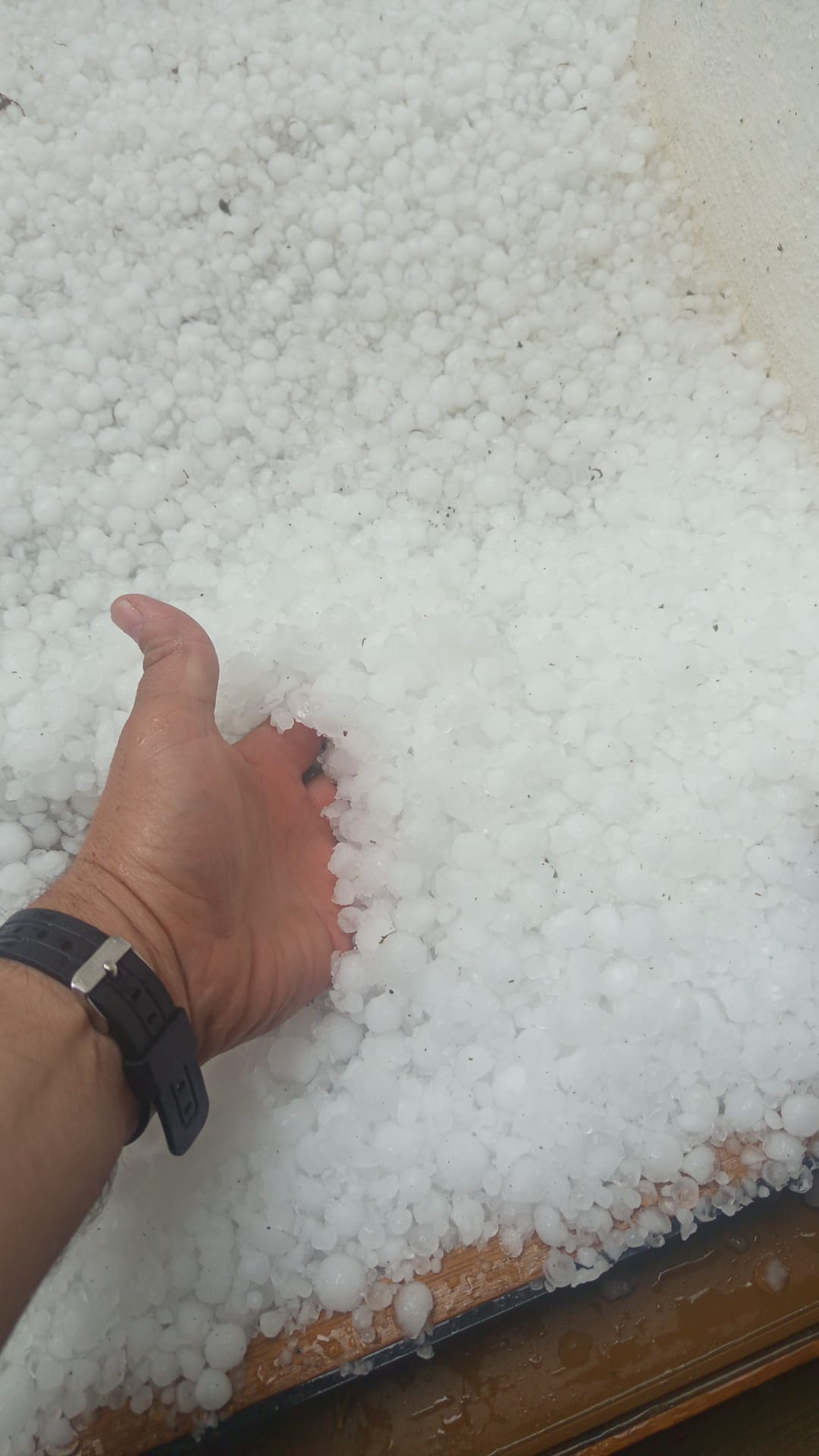 FOTOS | Temporal de lluvia y granizo en la Comunitat