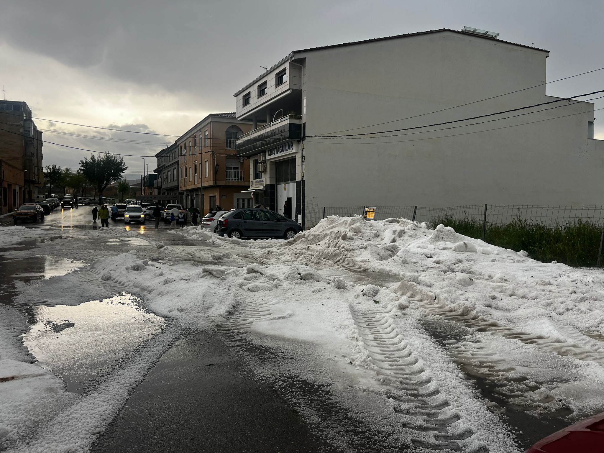 FOTOS | Temporal de lluvia y granizo en la Comunitat
