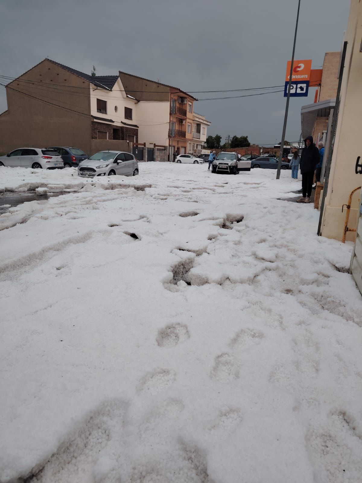 FOTOS | Temporal de lluvia y granizo en la Comunitat