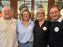 Ediles socialista en el pleno.